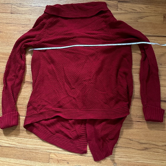 Talbots Dark Red L Cozy Cardigan - Picture 5 of 5
